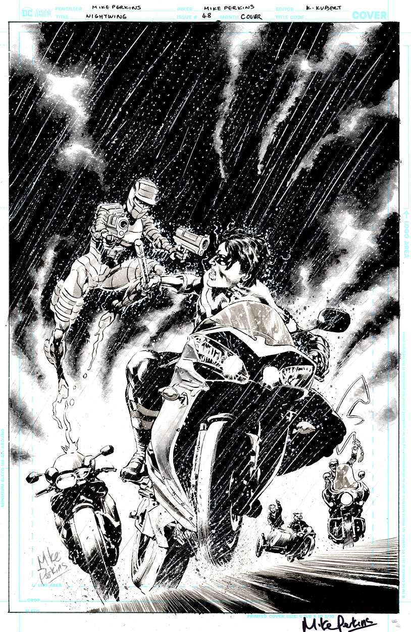 Nightwing #48 Cover - The Silencer!