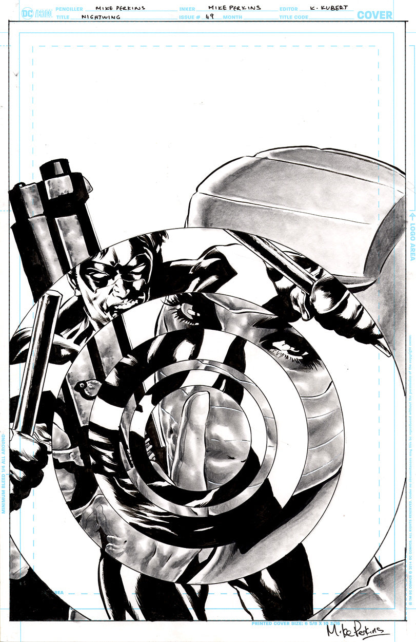 Nightwing #49 Cover - The Silencer!