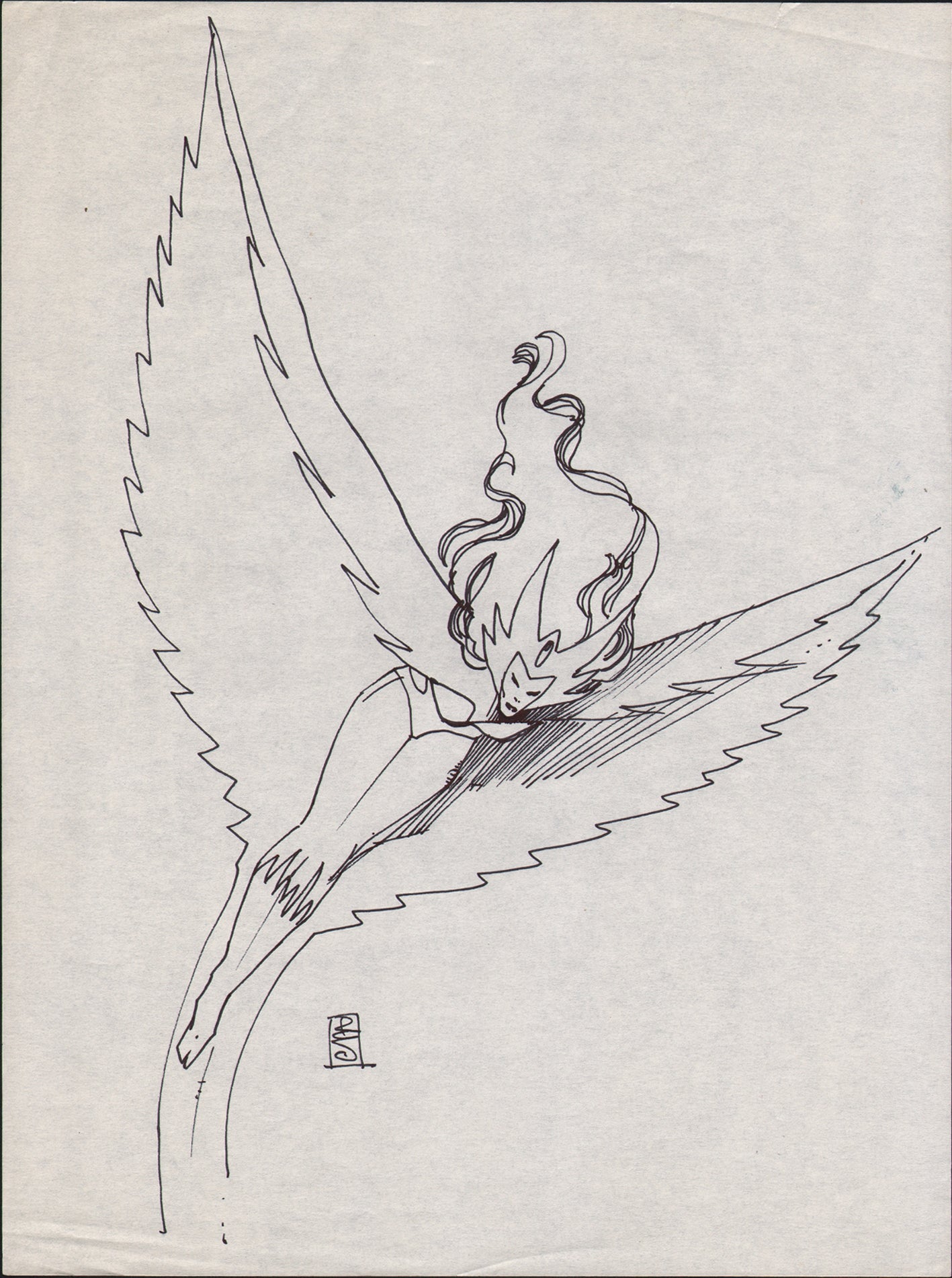 Sienkiewicz, Bill – Early 80's Snowbird Illustration !