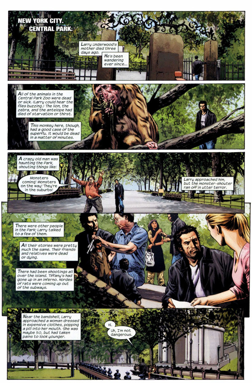 The Stand: American Nightmares #1 p.07 - 1st Rita Blackmoor (cameo)!
