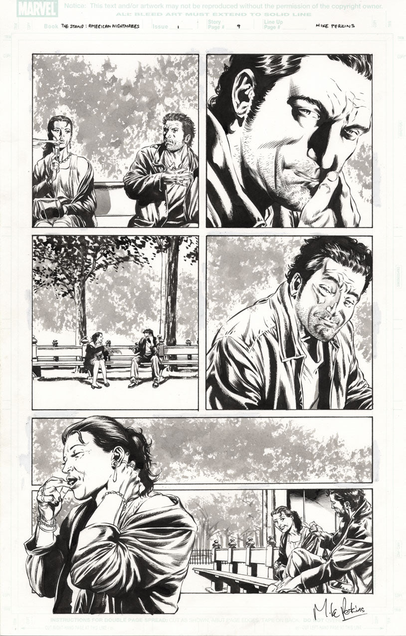 The Stand: American Nightmares #1 p.09 - 1st Rita Blackmoor scene!
