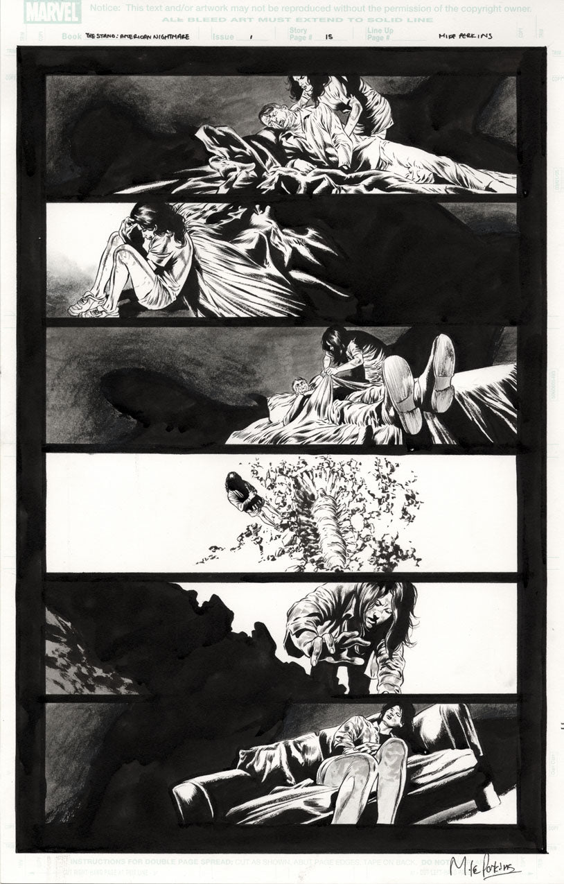 The Stand: American Nightmares #1 p.15 - Frannie Buries Dad