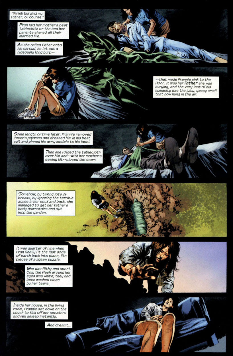 The Stand: American Nightmares #1 p.15 - Frannie Buries Dad