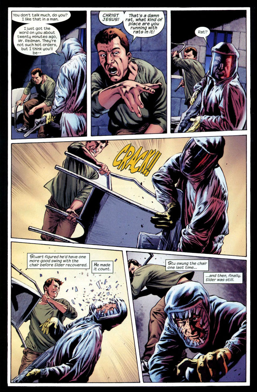 The Stand: American Nightmares #1 p.18 - Stu Escapes CDC!