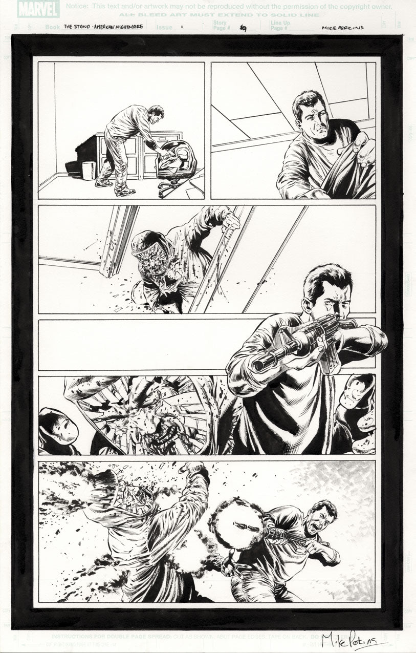 The Stand: American Nightmares #1 p.19 - Stu Escapes CDC!