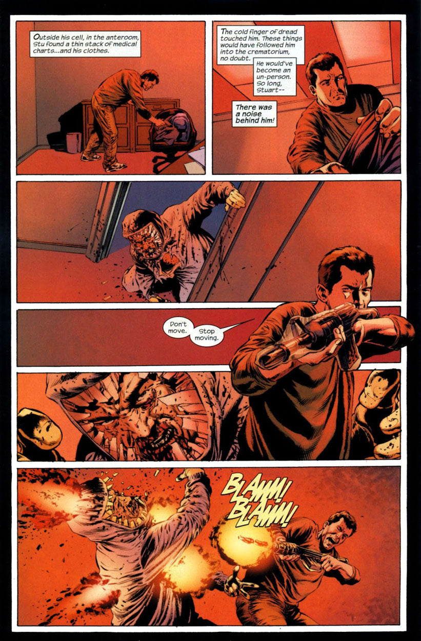 The Stand: American Nightmares #1 p.19 - Stu Escapes CDC!