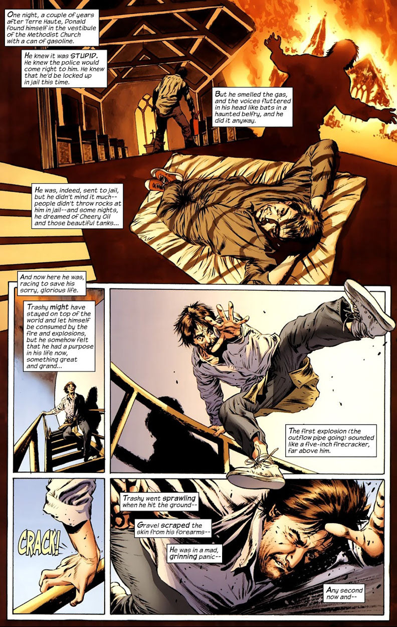 The Stand: American Nightmares #2 p.13 - 1st App. Trashcan Man!
