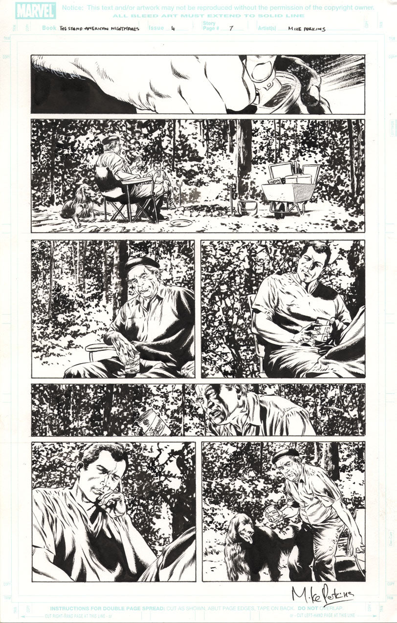 The Stand: American Nightmares #4 p.07 - Gorgeous Backgrounds!