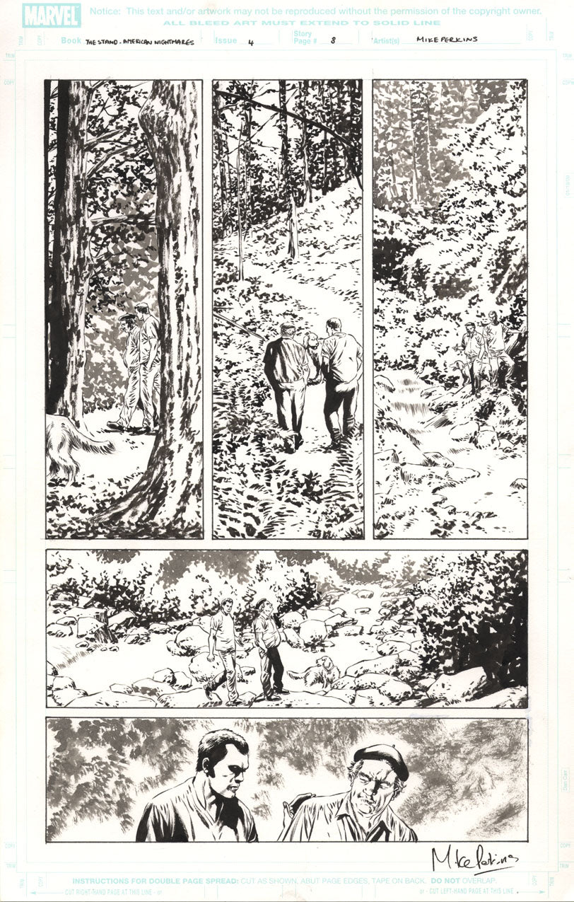 The Stand: American Nightmares #4 p.08 - Gorgeous Backgrounds !