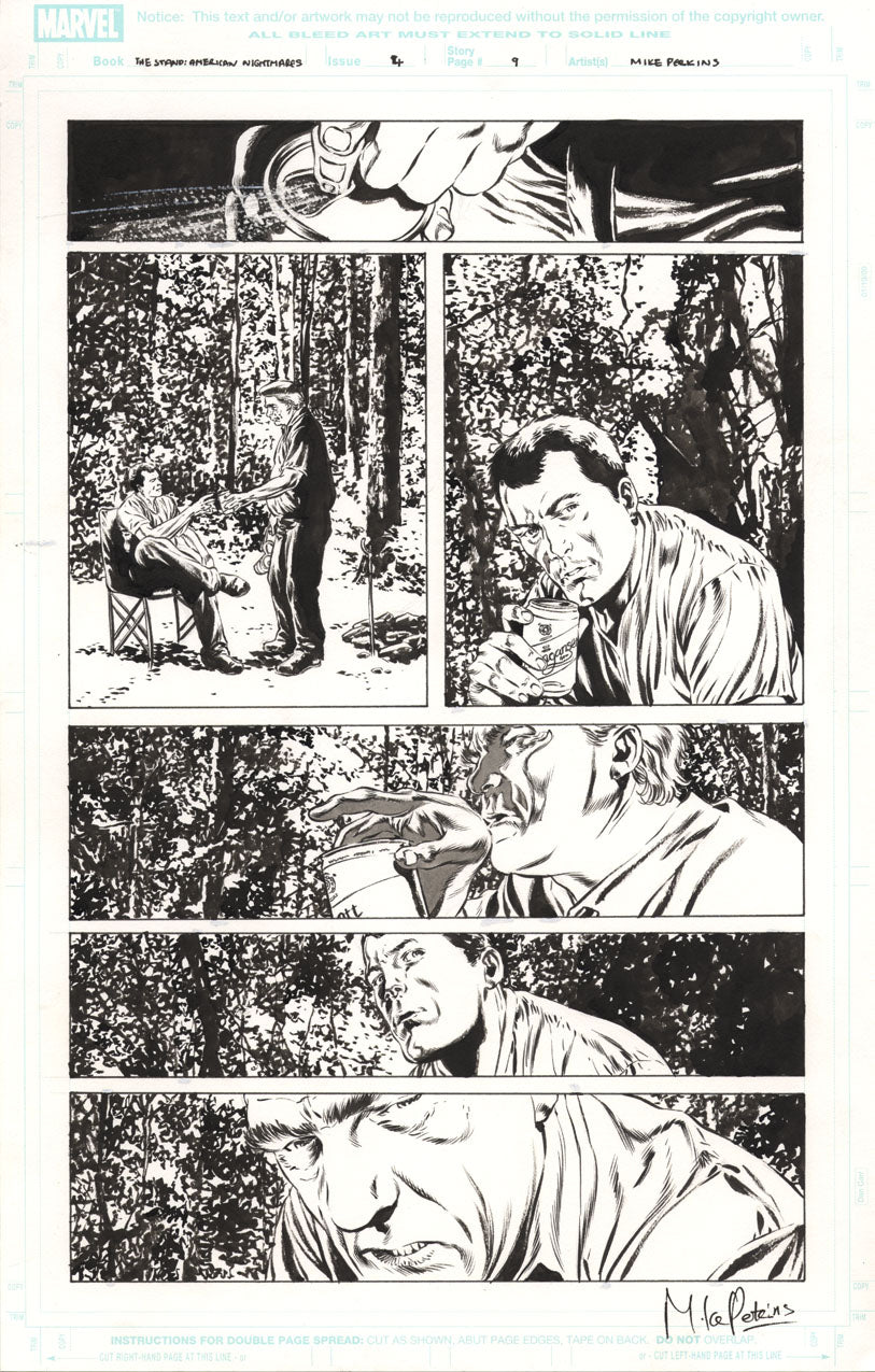 The Stand: American Nightmares #4 p.09 - Gorgeous Backgrounds !