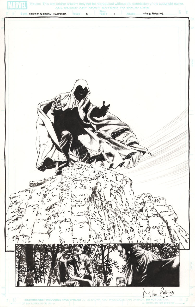 The Stand: American Nightmares #4 p.10 - The Dark Man !