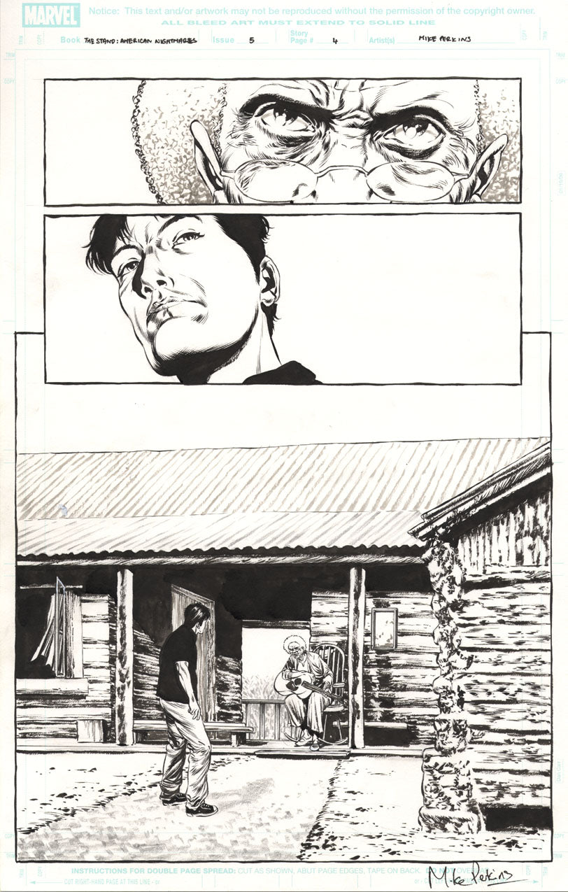 The Stand: American Nightmares #5 p.04 - 1st App. Mother Abigail (Dream)!