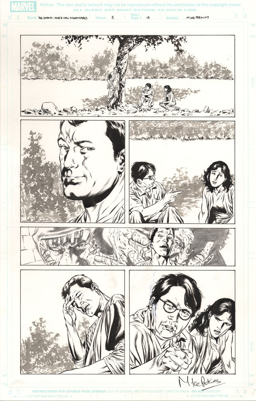 The Stand: American Nightmares #5 p.13 - Stu, Frannie, Harold Triangle Begins!