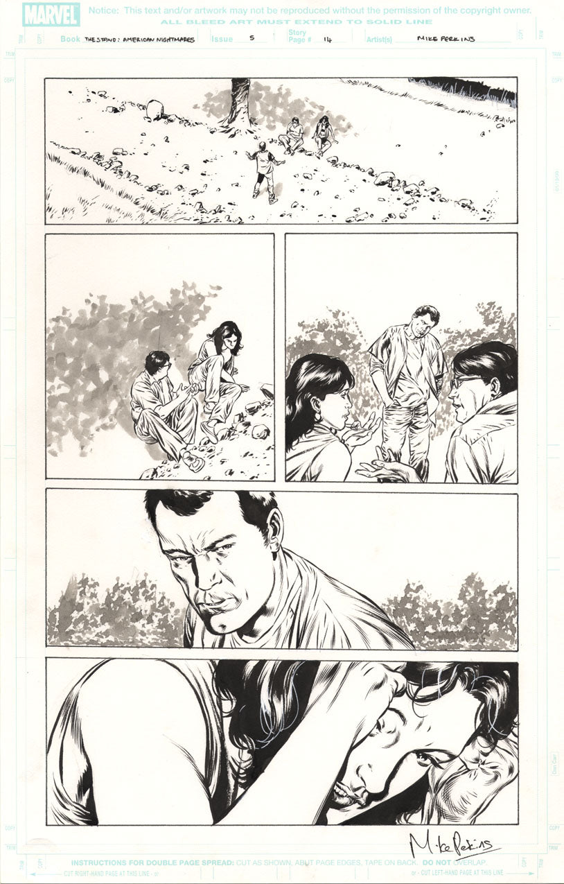 The Stand: American Nightmares #5 p.14 - Stu, Frannie, Harold Triangle Begins!