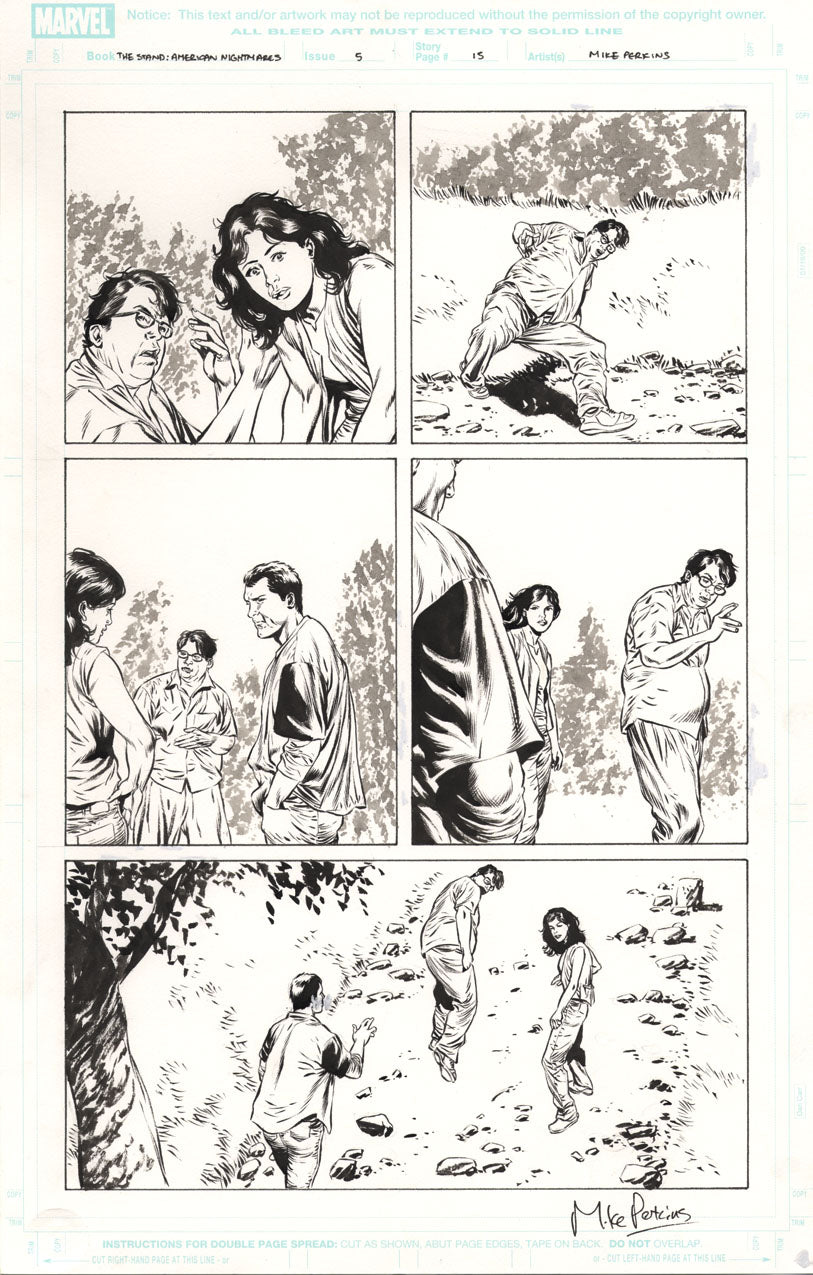 The Stand: American Nightmares #5 p.15 - Stu, Frannie, Harold Triangle Begins!