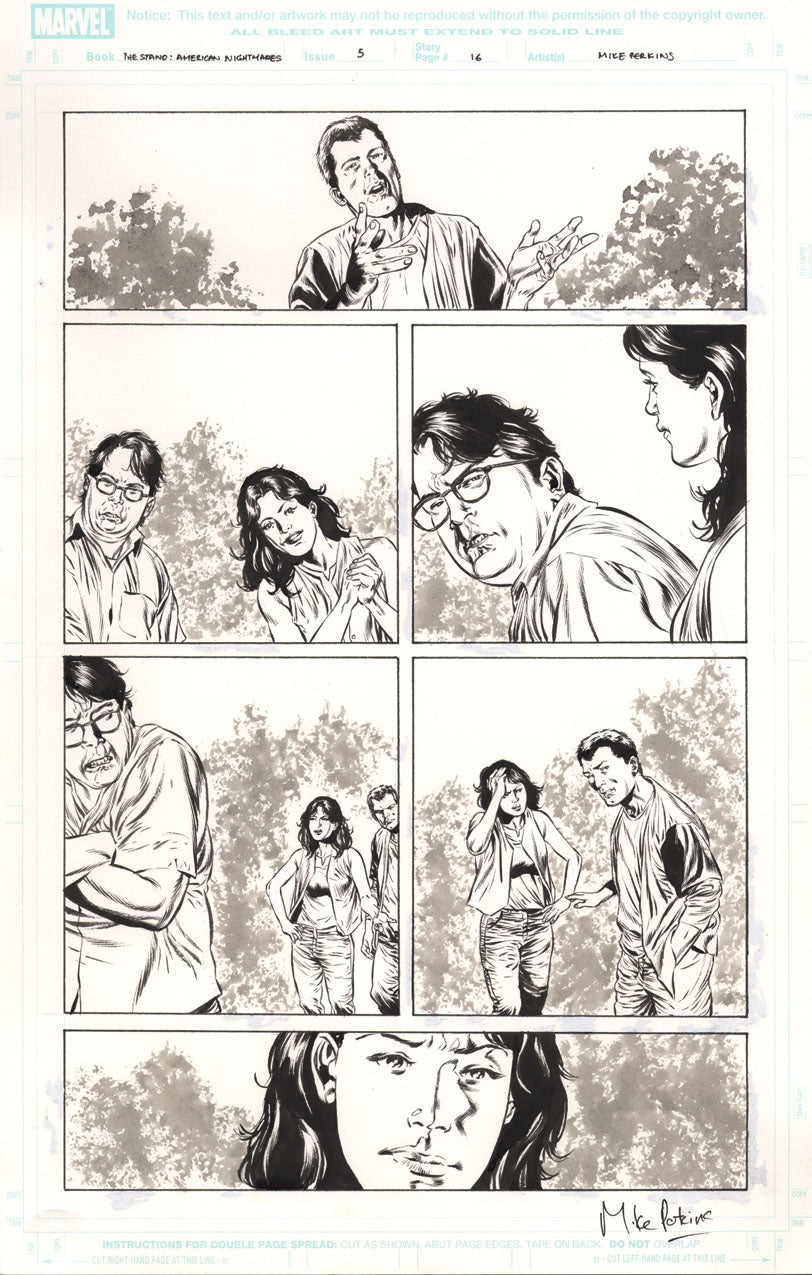 The Stand: American Nightmares #5 p.16 - Stu, Frannie, Harold Triangle Begins!