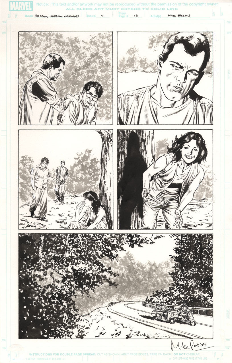 The Stand: American Nightmares #5 p.18 - Stu, Frannie, Harold Triangle Begins!