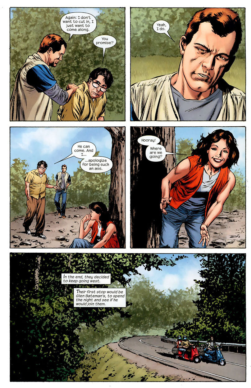 The Stand: American Nightmares #5 p.18 - Stu, Frannie, Harold Triangle Begins!