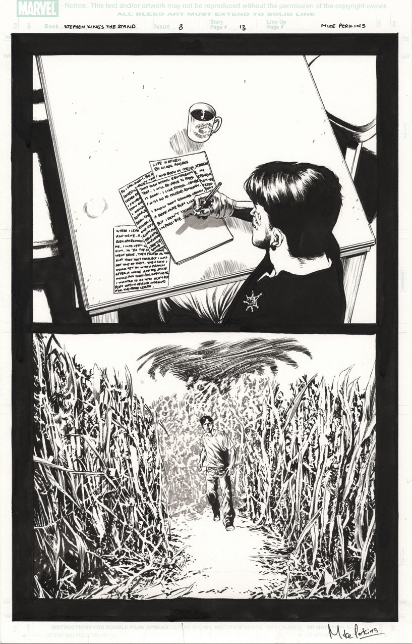 The Stand: Captain Trips #3 p.13 - Nick Senses the Dark Man!