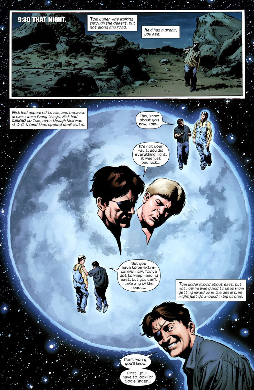 The Stand: The Night Has Come #2 p.21 - M-o-o-n Spells Moon!