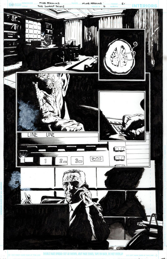The Swamp Thing #4 p.21 - 1st Full Mr. Pilgrim!