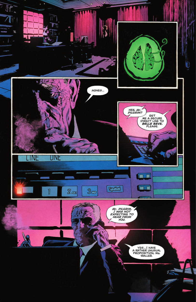 The Swamp Thing #4 p.21 - 1st Full Mr. Pilgrim!