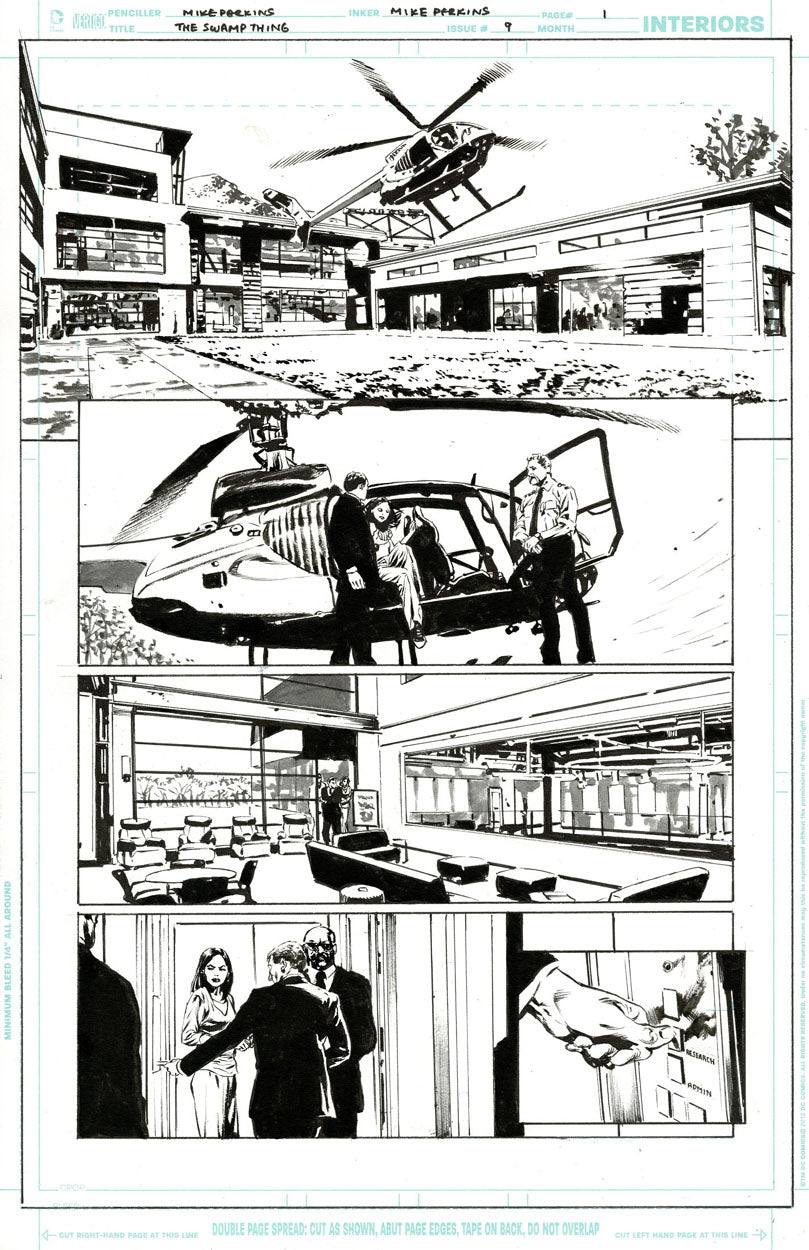 The Swamp Thing #9 p.01 - Pilgrim Has Jennifer!