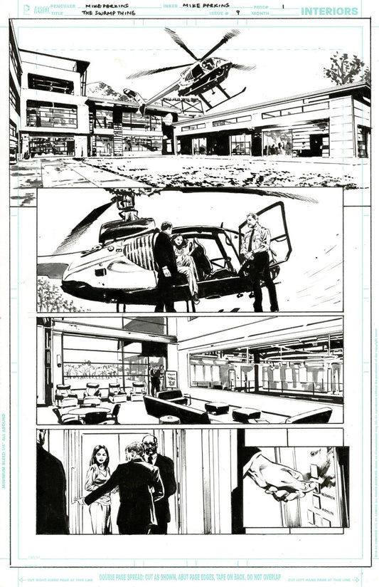 The Swamp Thing #9 p.01 - Pilgrim Has Jennifer!