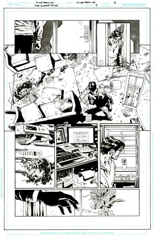 The Swamp Thing #9 p.06 - 1st Power Usage!