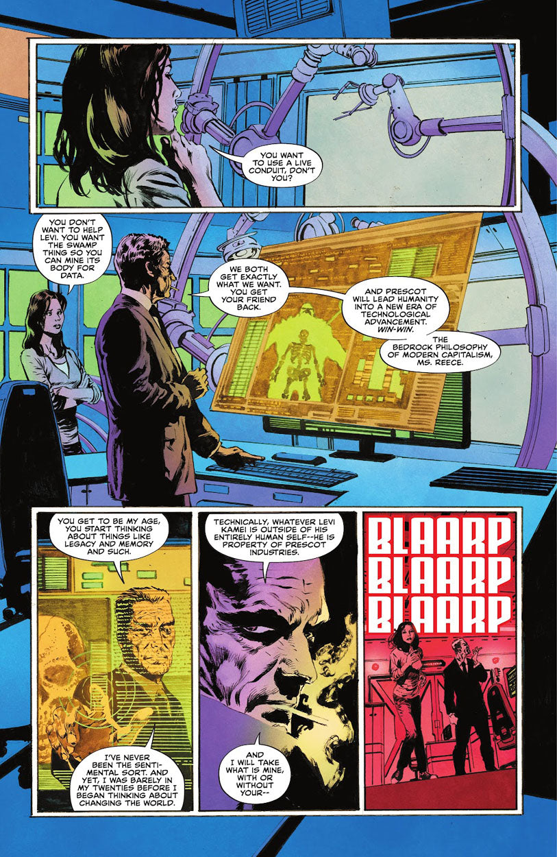 The Swamp Thing #9 p.13 - Jen & Pilgrim!