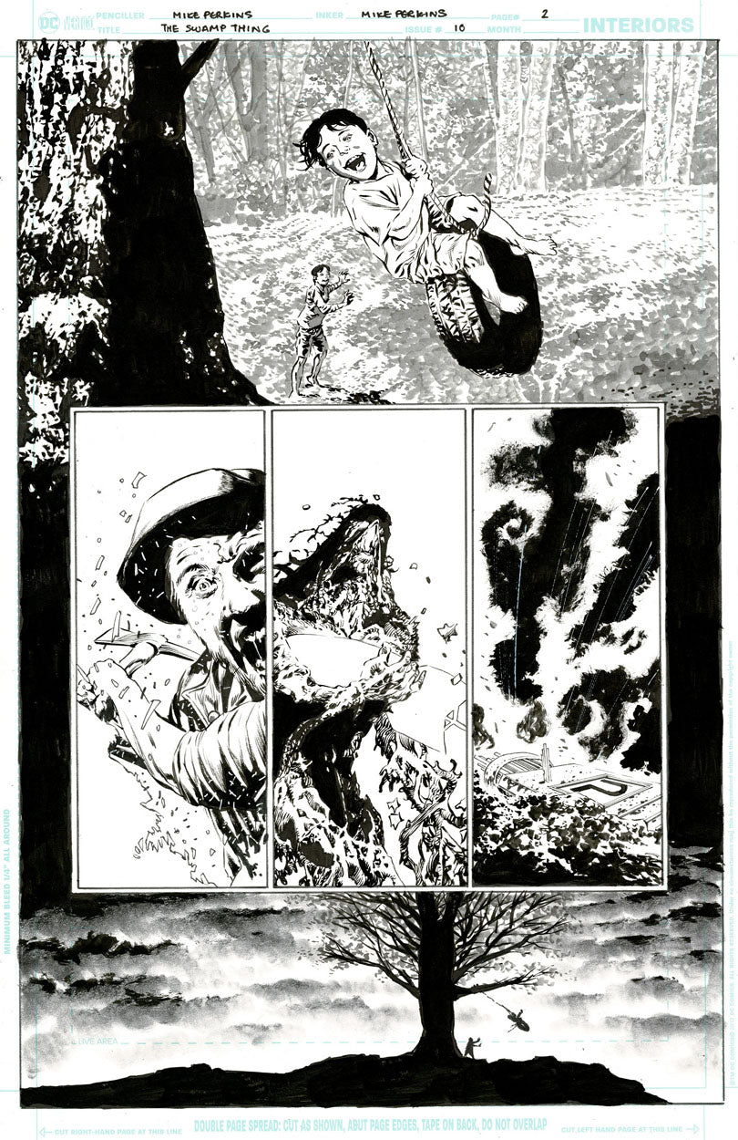 The Swamp Thing #10 p.02 - Childhood Joy!