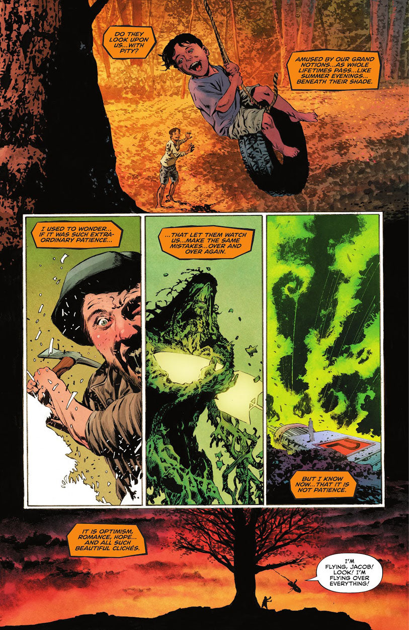 The Swamp Thing #10 p.02 - Childhood Joy!