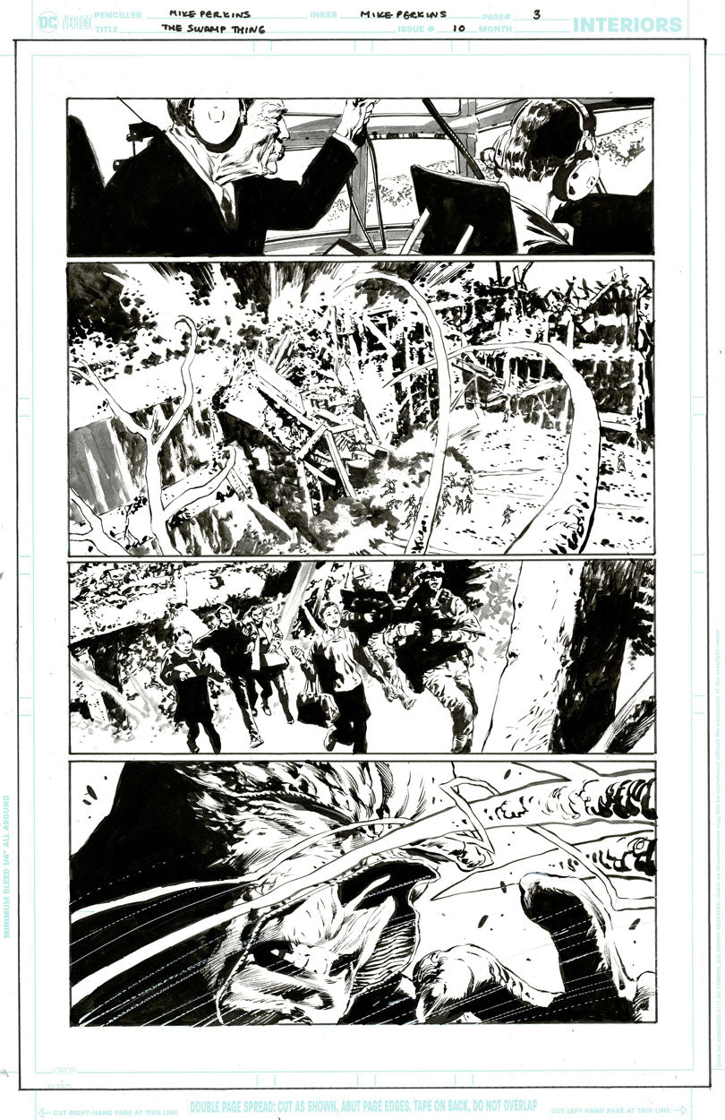 The Swamp Thing #10 p.03 - Destruction Commences!