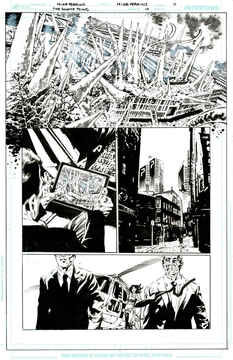 The Swamp Thing #10 p.11 - Jen Chews Out Pilgrim!