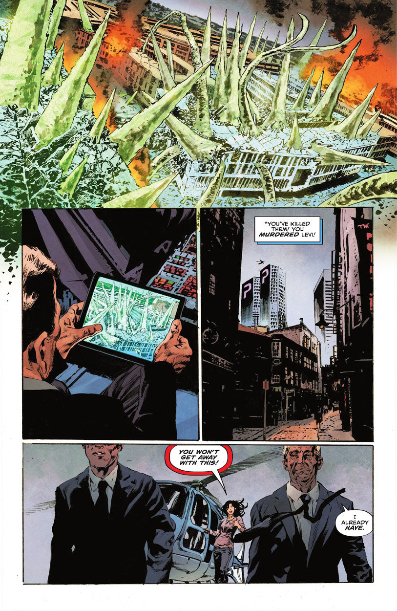 The Swamp Thing #10 p.11 - Jen Chews Out Pilgrim!