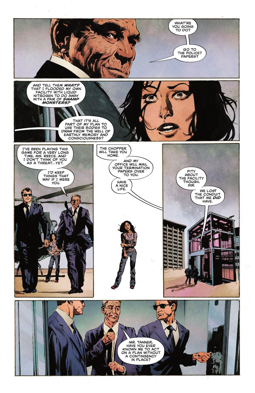 The Swamp Thing #10 p.12 - Jennifer is Fired!