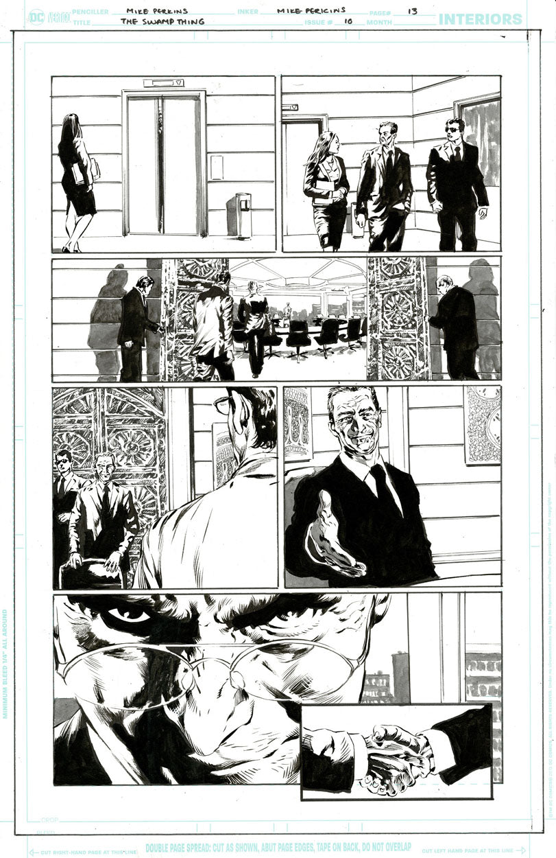 The Swamp Thing #10 p.13 - Pilgrim Meets Woodrue!