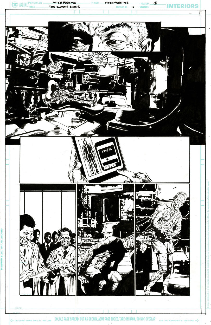 The Swamp Thing #11 p.18 - Pale Pilgrim Origin!
