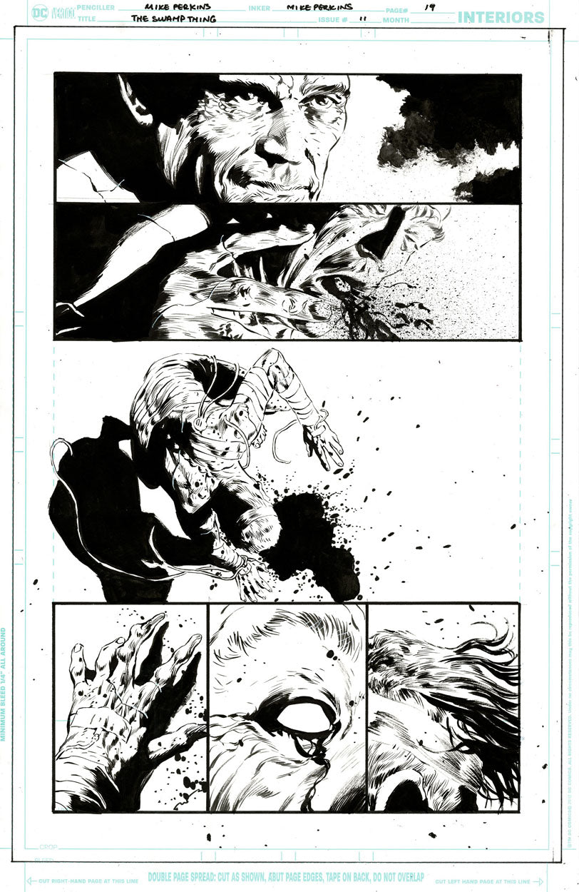 The Swamp Thing #11 p.19 - 1st Pale Pilgrim (Cameo)!