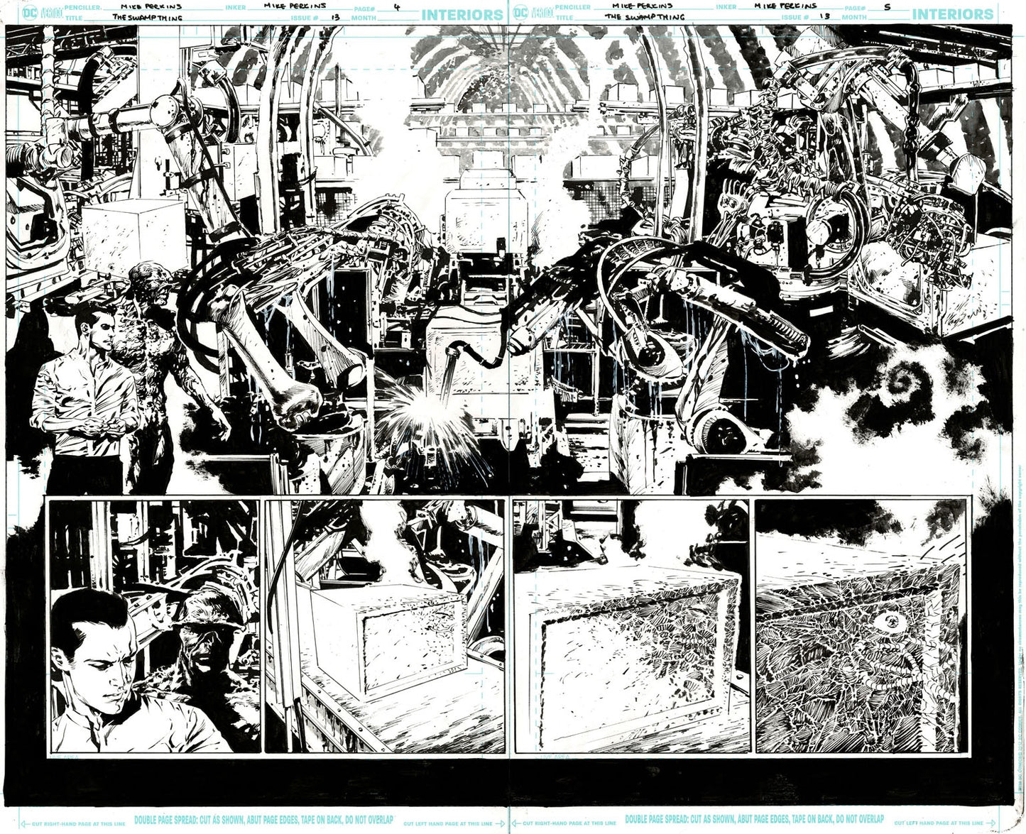 The Swamp Thing #13 p.04 & 05 - Title/Credits DPS!