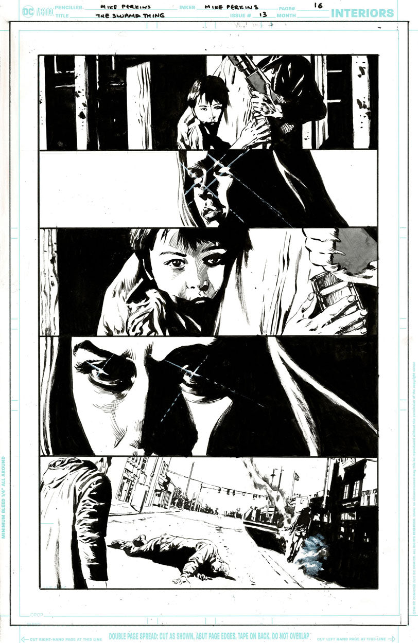 The Swamp Thing #13 p.16 - Trinity!