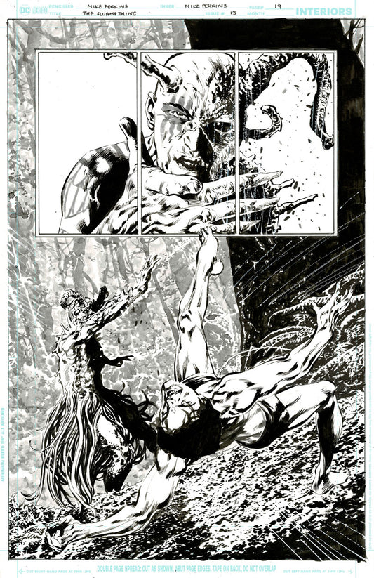 The Swamp Thing #13 p.19 - Hedera vs Levi!