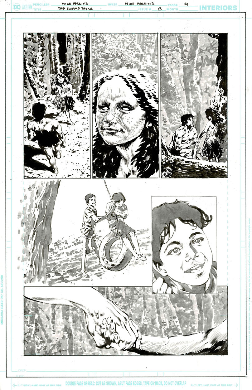 The Swamp Thing #13 p.21 - Calla Returns?