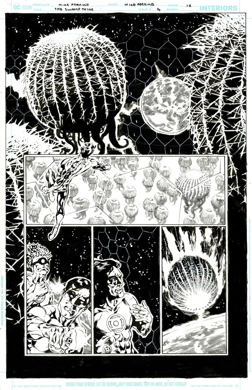 The Swamp Thing #14 p.16 - Z'etar Heads for Earth!