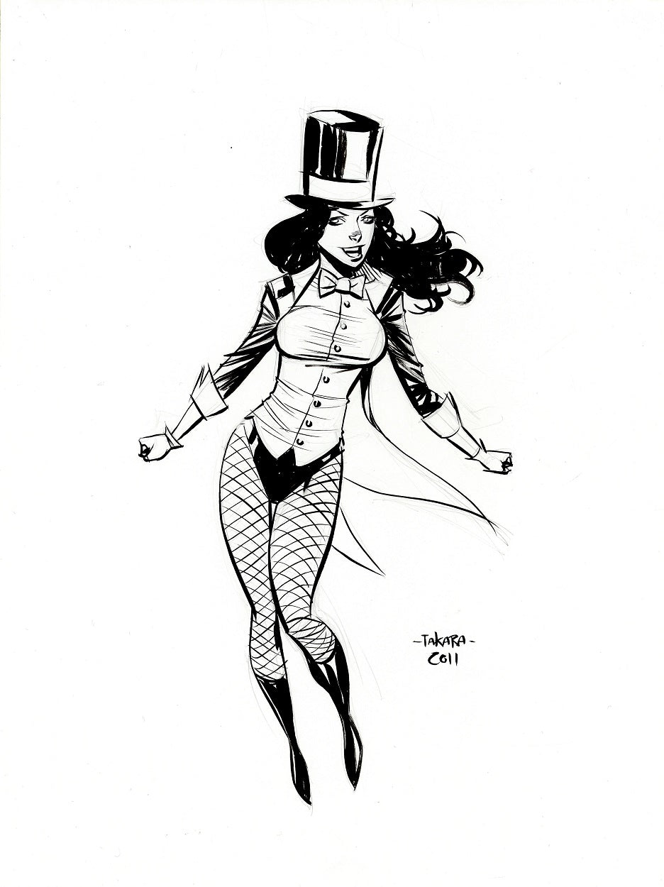 Takara, Marcio – Zatanna Illustration 2011