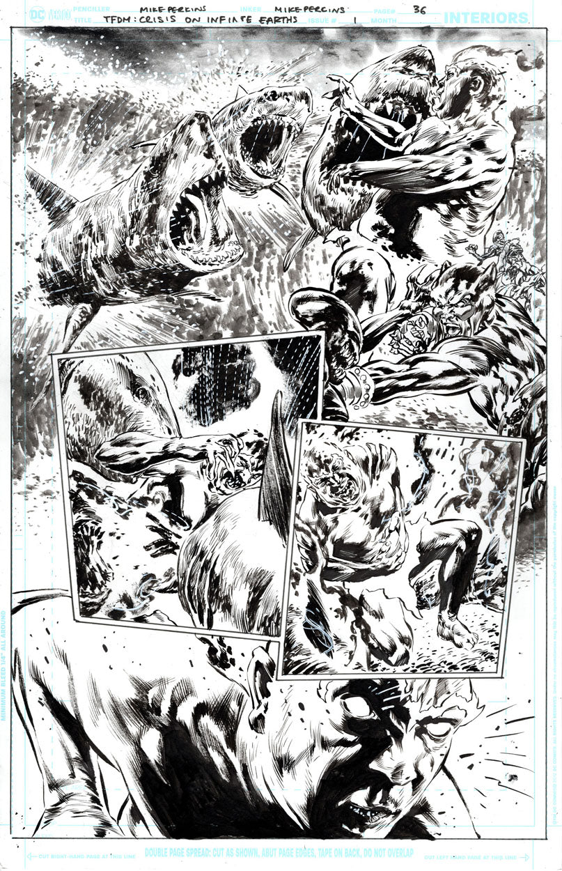 Dark Multiverse: Crisis #1 p.36 - Sharknado!!