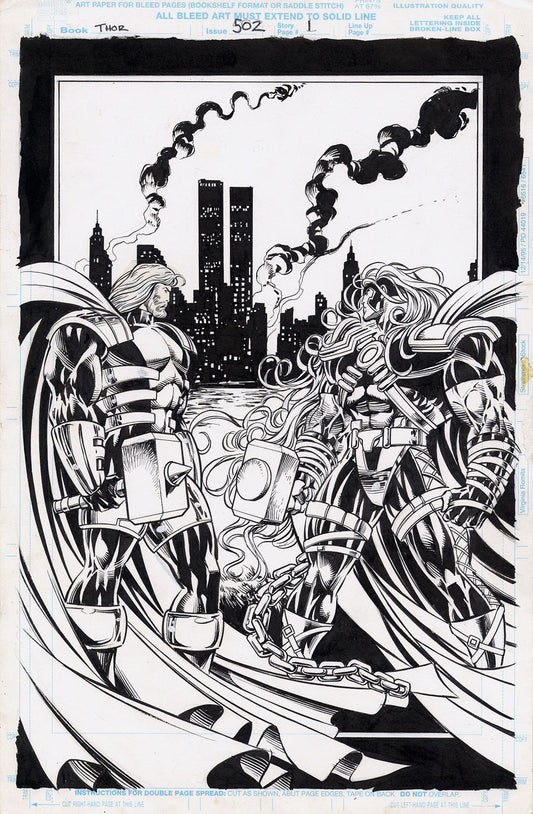 Deodato, Mike – Thor #502 p.01 - Twin Towers Splash !
