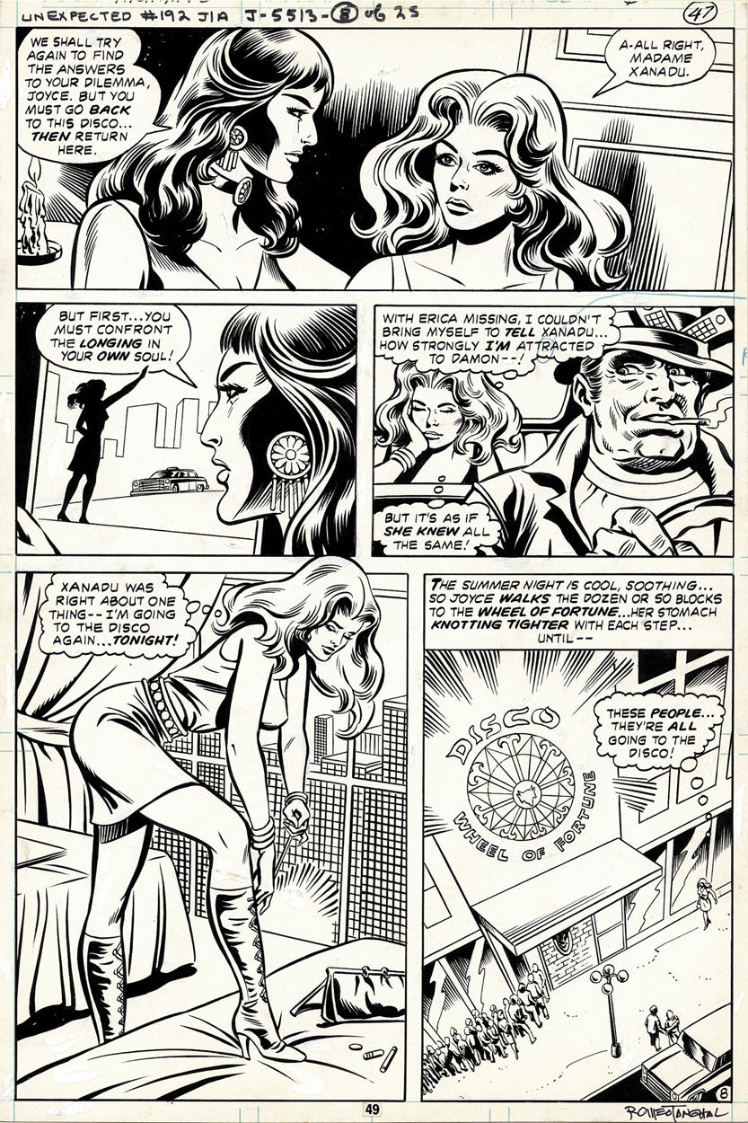 Tanghal, Romeo – The Unexpected #192 p.47 – Early Madame Xanadu!