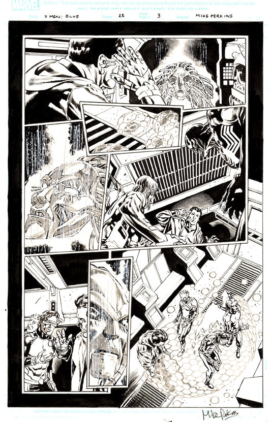 X-Men: Blue #25 p.03 - Venom & Danger!