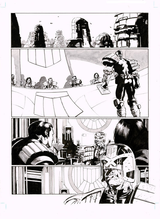 2000AD #2464 p.01 - The Council of Five!